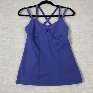 Lululemon Strappy Tank Top Purple Sz 6